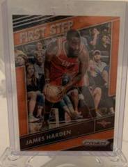 James Harden [Orange Wave Prizm] Basketball Cards 2016 Panini Prizm First Step Prices