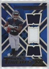 Hassan Haskins [Blue] #RTT-HH Football Cards 2022 Panini XR Rookie Triple Threats Materials Prices
