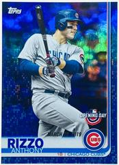 Anthony Rizzo [Batting Blue Foil] #86 Baseball Cards 2019 Topps Opening Day Prices