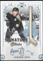 Jaromir Jagr [Pewter] #SS-JJ1 Hockey Cards 2021 Leaf Lumber Signature Sticks Prices