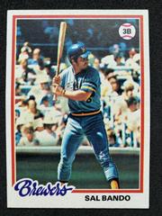 Sal Bando #265 Baseball Cards 1978 Topps Prices