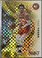 Trae Young [Gold] #1 Basketball Cards 2022 Panini Select Unstoppable Prices