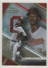 Triston McKenzie [Class 1 Red] #3 Baseball Cards 2021 Topps Gold Label Prices