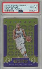 Kevin Durant [Purple] #18 Basketball Cards 2015 Panini Excalibur Crusade Prices
