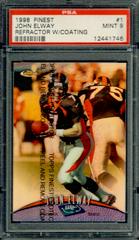 John Elway [Refractor w/ Coating] Football Cards 1998 Topps Finest Prices
