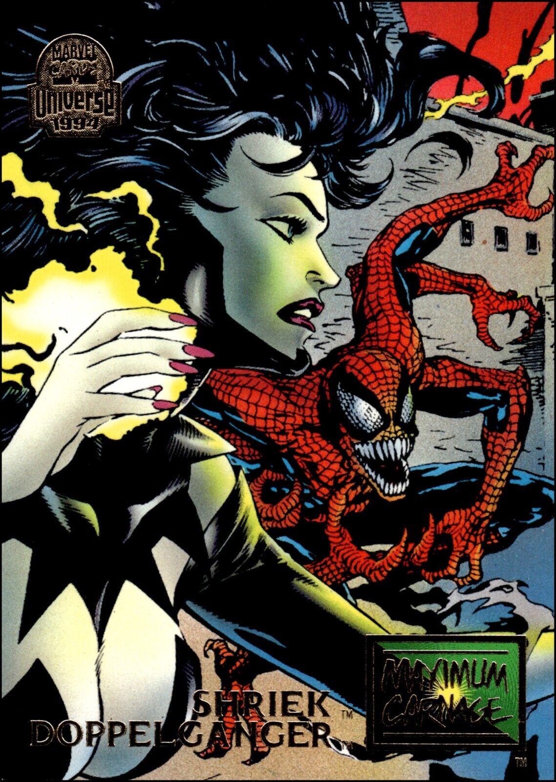 Shriek & Doppelganger #22 Marvel 1994 Universe