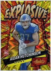 Aidan Hutchinson [Gold] #E39 Football Cards 2022 Panini Absolute Explosive Prices