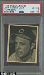John Vander Meer Baseball Cards 1940 Cincinnati Reds Team Issue Prices