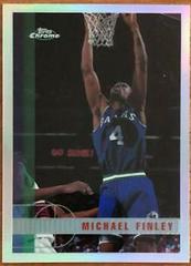 Michael Finley Basketball Cards 1997 Topps Chrome Prices