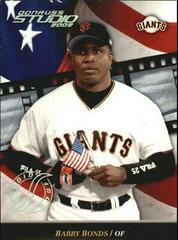 Barry Bonds Baseball Cards 2002 Studio Prices