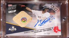 Rafael Devers [Game Used Base Autograph] #721A Baseball Cards 2017 Topps Now Prices