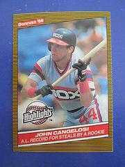John Cangelosi #51 Baseball Cards 1986 Donruss Highlights Prices