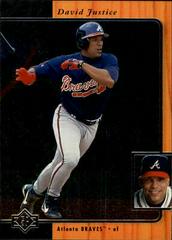 David Justice Baseball Cards 1996 SP Prices