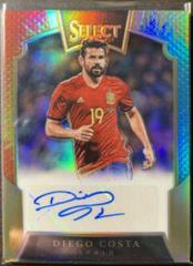 Diego Costa [Tie Dye] Soccer Cards 2016 Panini Select Signatures Prices