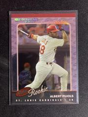 Albert Pujols [Career Stat Line] Baseball Cards 2001 Donruss Prices