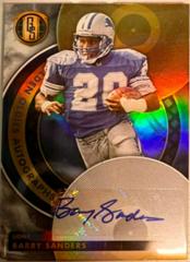Barry Sanders #GO-BS Football Cards 2023 Panini Gold Standard Golden Oldies Autographs Prices