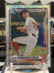 Elmer Rodriguez Cruz [Sparkle Refractor] #BDC-37 Baseball Cards 2021 Bowman Draft Chrome Prices
