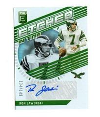 Ron Jaworski #ET-RJ Football Cards 2023 Panini Donruss Elite Etched in Time Signatures Prices