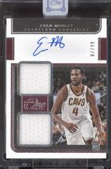 Evan Mobley #RD-EMB Basketball Cards 2021 Panini One and One Rookie Dual Jersey Autographs Prices