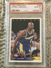 Latrell Sprewell #386 Basketball Cards 1992 Upper Deck Prices