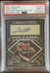 Josh Hart [Yellow] Basketball Cards 2021 Panini Obsidian Volcanic Signatures Prices