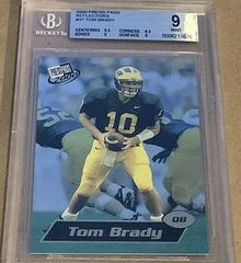 Tom Brady [Reflector] #37 Football Cards 2000 Press Pass Prices