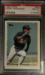 Rickey Henderson #559 Baseball Cards 1995 Topps Prices