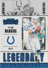 Peyton Manning #LC-PMA Football Cards 2020 Panini Contenders Legendary Prices
