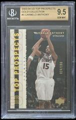 Carmelo Anthony [Gold Collection] Basketball Cards 2003 Upper Deck Top Prospects Prices
