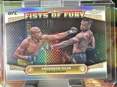 Anderson Silva #FOF-12 Ufc Cards 2024 Topps Chrome UFC Fists of Fury Prices