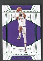 LeBron James [Emerald] #19 Basketball Cards 2021 Panini National Treasures Prices