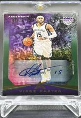 Vince Carter [Autograph Green] Basketball Cards 2017 Panini Ascension Prices