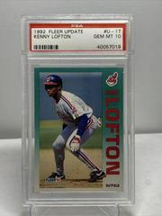 Kenny Lofton #U-17 Baseball Cards 1992 Fleer Update Prices