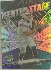 Josh Allen [Silver] Football Cards 2021 Panini Mosaic Center Stage Prices