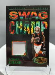 Ja'Marr Chase [Green] #SC-JC Football Cards 2023 Panini Plates and Patches Swag Champ Prices