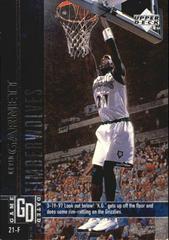 Kevin Garnett Game Dated Basketball Cards 1995 Upper Deck Prices