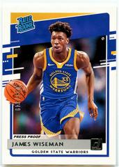 James Wiseman [Press Proof Silver] Basketball Cards 2020 Donruss Prices