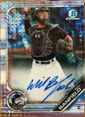 Will Banfield #WB Baseball Cards 2019 Bowman Mega Box Chrome Autographs Prices