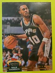Willie Anderson #47 Basketball Cards 1992 Topps Prices