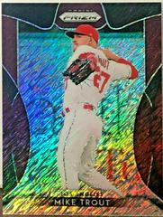 Mike Trout [Burgundy Shimmer Prizm] #192 Baseball Cards 2019 Panini Prizm Prices