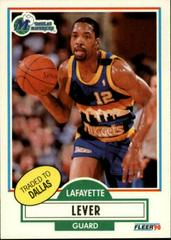Lafayette Lever Basketball Cards 1990 Fleer Prices