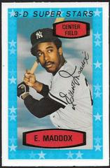 Elliott Maddox #9 Baseball Cards 1975 Kellogg's Prices