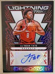 Jae'Sean Tate [Red] Basketball Cards 2021 Panini Obsidian Lightning Strike Signatures Prices