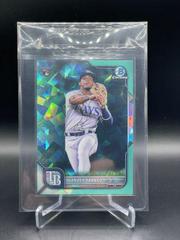 Wander Franco [SP Variation Sapphire Aqua] Baseball Cards 2022 Bowman Chrome Prices