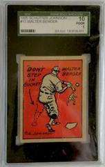 Walter Berger Baseball Cards 1935 Schutter Johnson Prices