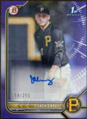 Jack Carey [Purple] #PPA-JC Baseball Cards 2022 Bowman Paper Prospect Autographs Prices