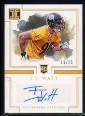 T.J. Watt [Autograph Gold] #171 Football Cards 2017 Panini Impeccable Prices