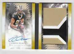 Chris Olave [Gold] Football Cards 2022 Panini Origins Rookie Booklet Patch Auto Prices