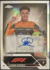 Lando Norris #CAC-LN Racing Cards 2023 Topps Chrome Formula 1 Autograph Prices