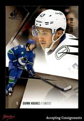 Quinn Hughes [Gold] #105 Hockey Cards 2023 SP Game Used Prices